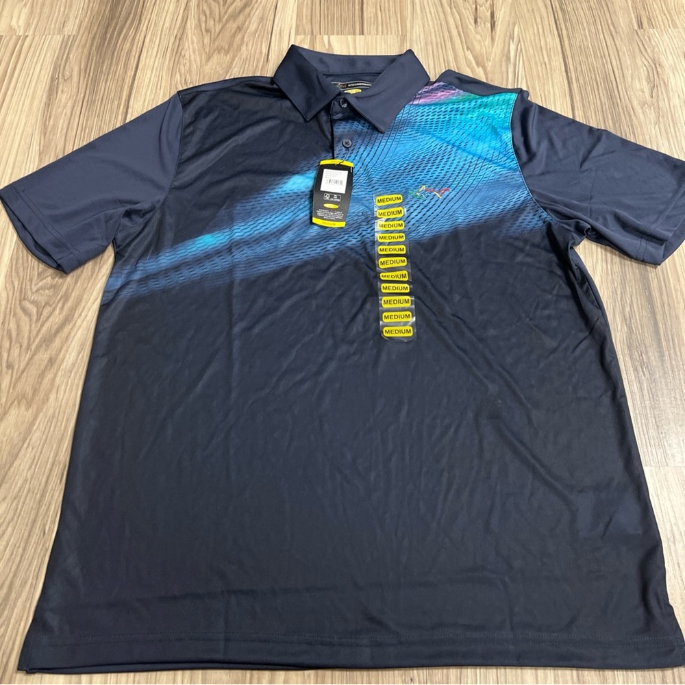 Greg Norman UPF 30 Sun Protection Play Dry Performance Polo Shirt Men’s Medium